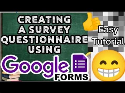 paano gumawa ng survey questionnaire|CREATING SURVEY QUESTIONNAIRE USING GOOGLE .